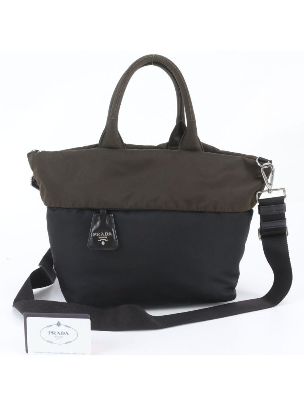 Prada Reversible Nylon 2-Way Shoulder Bag Crossbody